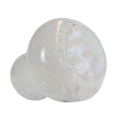 Vidro De Reposição Taschibra Pendente Lustre Verona Transparente Leitoso