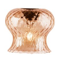 Vidro De Reposição Taschibra Pendente Lustre Aisha Liso Conhaque