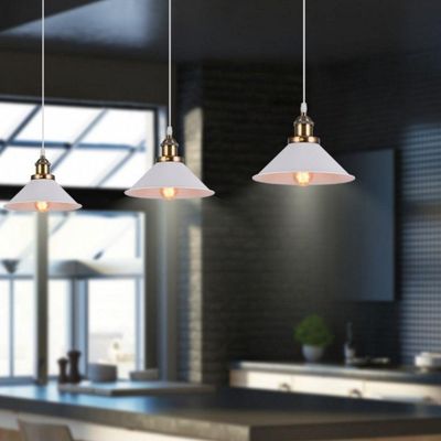 Lustre Pendente Taschibra Velvet Retro Branco E27 Bivolt