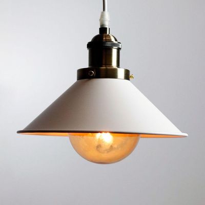Lustre Pendente Taschibra Velvet Retro Branco E27 Bivolt