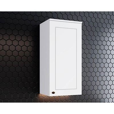 Armário Aéreo Cozinha Modulado Americana C/ 1 Porta Branco - Henn