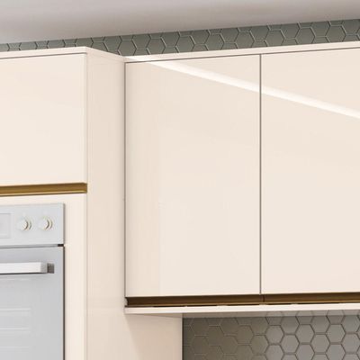 Armário Aéreo De Cozinha 40 Cm 1 Porta Connect Henn Off White