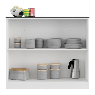 Bancada Balcão/Mesa Cozinha Bélgica Br5484 Branca