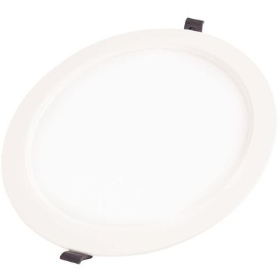 Plafon Led Tramontina Redondo De Embutir Slim 2000 Lm 24 W Bivolt 3000 K Luz Amarela Tramontina