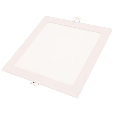 Plafon Led Tramontina Quadrado De Embutir Slim 18 W Bivolt 3000 K Luz Amarela Tramontina