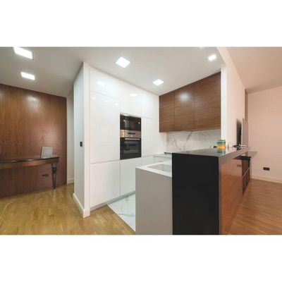 Plafon Led Tramontina Quadrado De Embutir Slim 1500 Lm 18 W Bivolt 3000 K Luz Amarela Tramontina