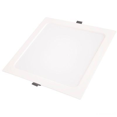 Plafon Led Tramontina Quadrado De Embutir Slim 1500 Lm 18 W Bivolt 6500 K Luz Branca Tramontina