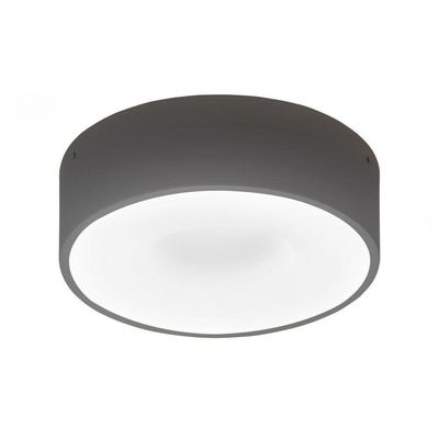 Plafon Taschibra Sushi Redondo Com 4 Lâmpadas 6500k Bivolt Preto