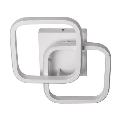 Plafon Taschibra Village Square Led 10w 3000k Luz Amarela Bivolt Branco