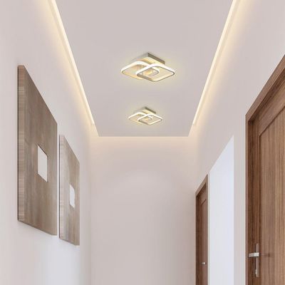 Plafon Taschibra Village Square Led 10w 3000k Luz Amarela Bivolt Branco