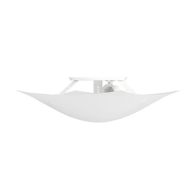 Plafon Solari Quadrado Branco Para 2 Lâmpadas E27 Bivolt