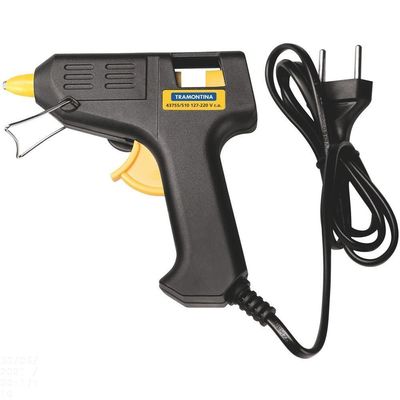 Pistola Elétrica Para Cola Quente 10-12 W Tramontina Com Corpo Injetado Tramontina