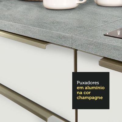 Balcão Madesa 70 Cm 2 Portas - Veludo Sem Tampo Veludo