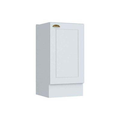 Gabinete De Cozinha Modulado Balcão Americana C/ 1 Porta S/ Tampo Branco - Henn
