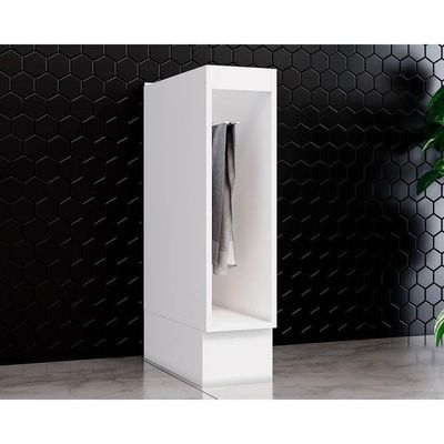 Gabinete De Cozinha Modulado Balcão C/ Porta Toalha Americana S/ Tampo Branco - Henn