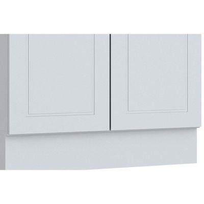 Balcão De Cozinha Modulado Americana 2 Portas S/ Tampo Branco - Henn