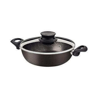 Fritadeira Multiuso Paris Em Alumínio Chumbo 24cm 2,8l Com Antiaderente Starflon Max
