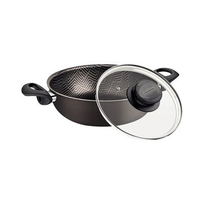 Fritadeira Multiuso Paris Em Alumínio Chumbo 24cm 2,8l Com Antiaderente Starflon Max