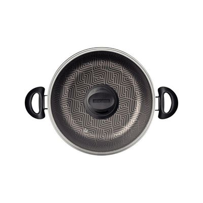 Fritadeira Multiuso Paris Em Alumínio Chumbo 24cm 2,8l Com Antiaderente Starflon Max