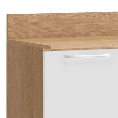 Balcão De Cozinha Ditália Aspen com Tampo Carvalho Cd-171