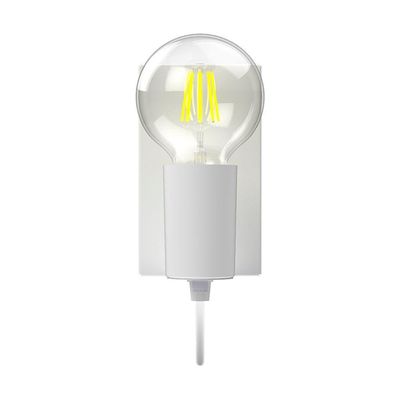 Arandela Taschibra Bilboquê Alumínio E27 Bivolt Branco