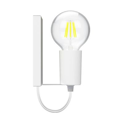 Arandela Taschibra Bilboquê Alumínio E27 Bivolt Branco