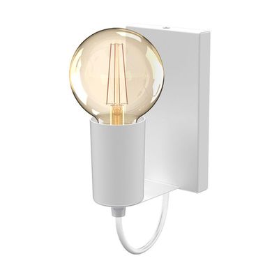 Arandela Taschibra Bilboquê Alumínio E27 Bivolt Branco