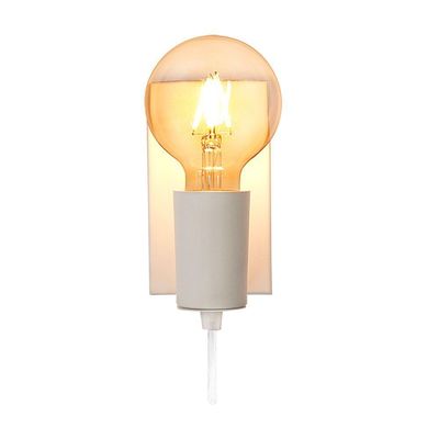 Arandela Taschibra Bilboquê Alumínio E27 Bivolt Branco