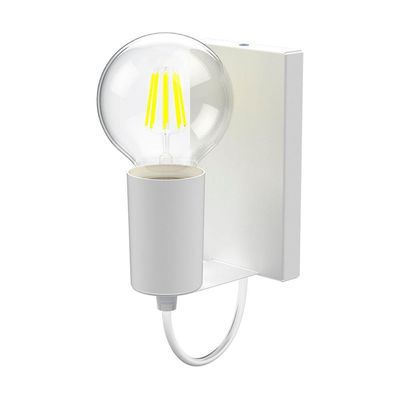 Arandela Taschibra Bilboquê Alumínio E27 Bivolt Branco