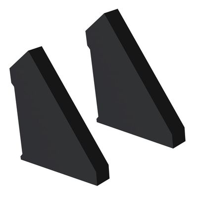 Kit Acessórios Taschibra Para Perfil Sobrepor Spire L30 Preto