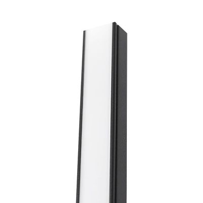 Perfil De Sobrepor Taschibra Para Fita De Led Vertex 20 Com 1 Metro Preto