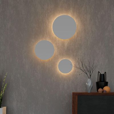 Arandela Plafon Led Taschibra Luna 150 10w 2700k Luz Quente Bivolt Branco