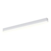Luminária Sobrepor Taschibra Vetor Led Linear 35w Bivolt Branca 6500k Luz Fria