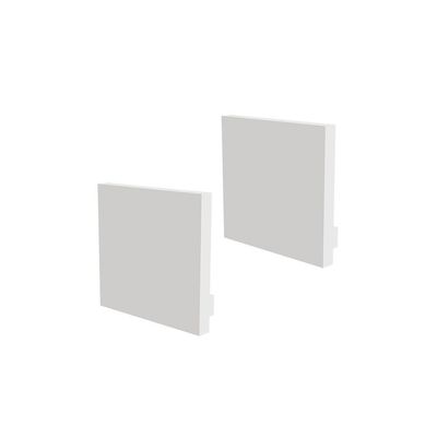 Perfil De Sobrepor Taschibra Para Fita De Led Spire 45 Com 1 Metro Branco