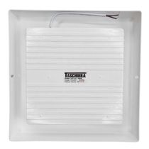 6 Painéis Placa De Led Taschibra 24w Lys Quadrado Sobrepor 3000k Luz Quente