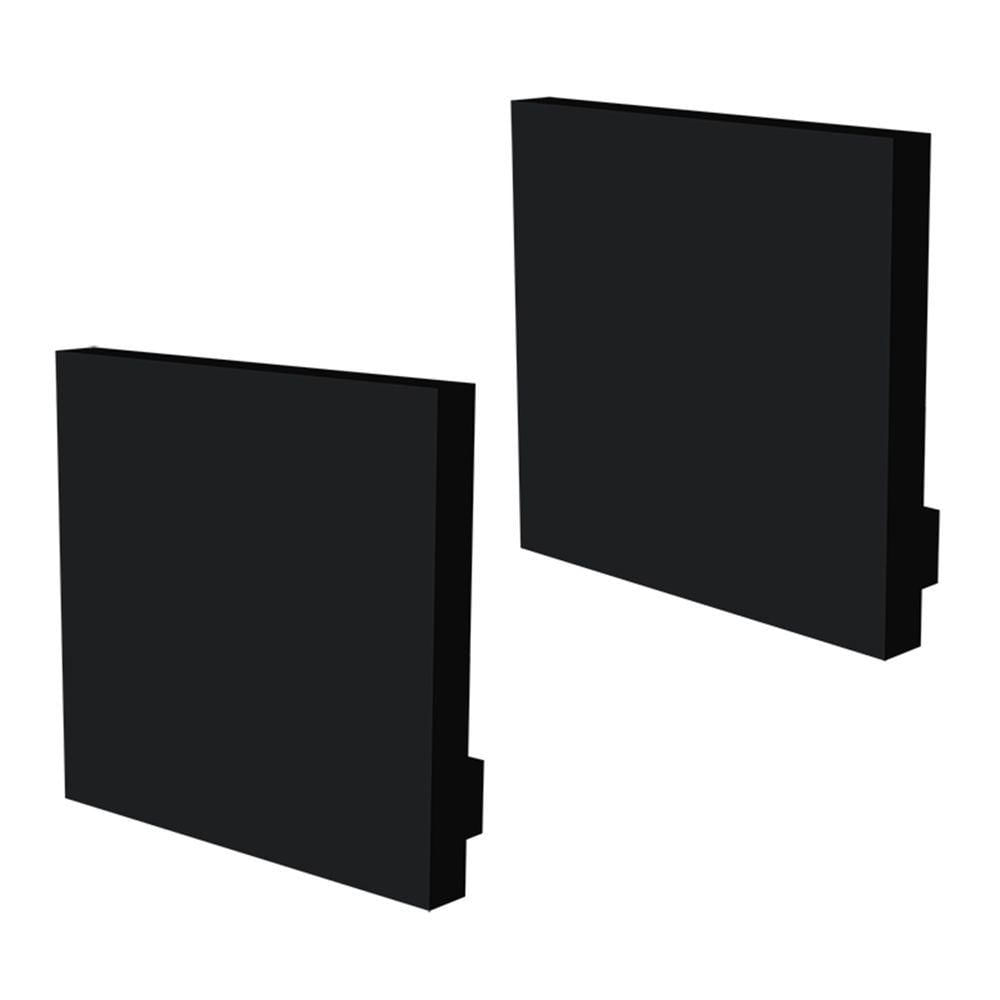 Kit Acessórios Taschibra Para Perfil Sobrepor 2,3x2,4cm Apex 24 Preto