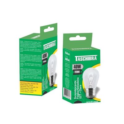 Lâmpada Inc Taschibra Fogão/forno/geladeira 40w E27 220v