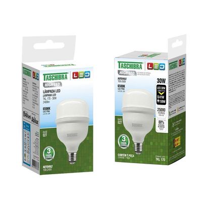 Lâmpada High Led Tkl 170 30w - Taschibra 6500k (branca)