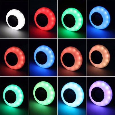 Lâmpada Led Musical Bluetooth Rgb Com Controle Remoto Bivolt