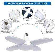 Lâmpada Led E27 Flor 28W Dobrável Branca Fria 6500K 110V