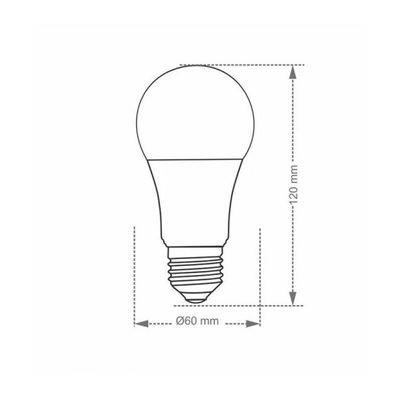 10 Lâmpadas Led Tkl 80 12w - Taschibra 6500k (branca)