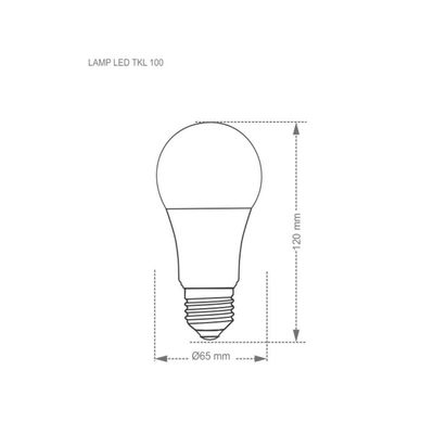 Lâmpada Led Tkl 100 17w - Taschibra 4000k (neutra)