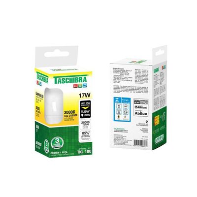Lâmpada Led Tkl 100 17w - Taschibra 3000k (amarela)