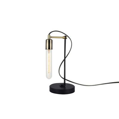 Luminária Abajur Taschibra Zancos Preto/ouro E27 Bivolt