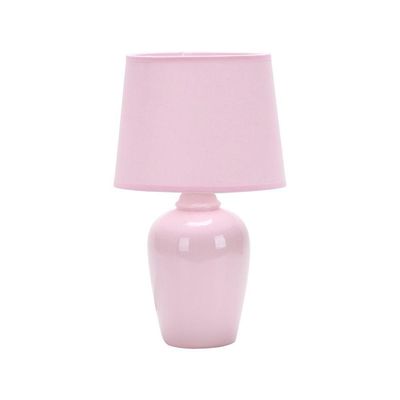 Luminária Abajur Taschibra Pottery 32cm E27 Bivolt Rosa