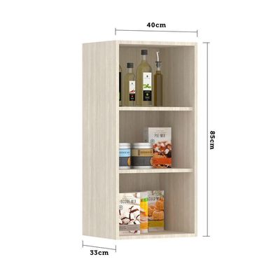 Armário Aéreo 1 Porta 1 Prateleira 40cm Pátina C/Avelã