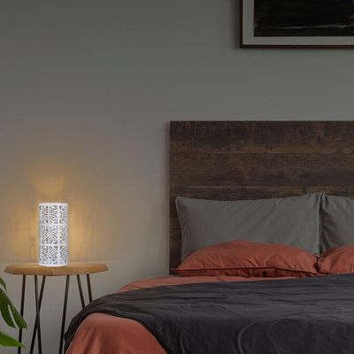 Luminária Abajur Taschibra Flora E27 Bivolt Branco