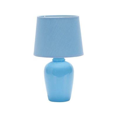 Luminária Abajur Taschibra Pottery 37cm E27 Bivolt Azul