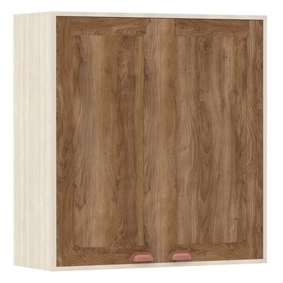 Armário Aéreo De Cozinha 80 Cm 2 Portas 2 Prateleiras