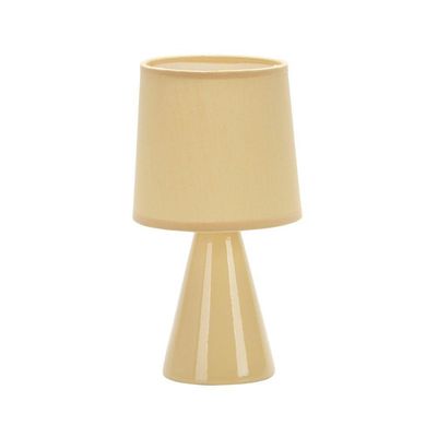 Luminária Abajur Taschibra Pottery 25cm E27 Bivolt Bege